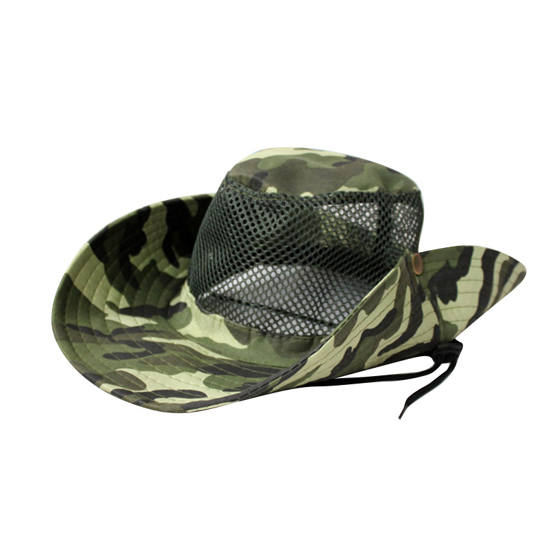 Lauke plataus krašto kepurė nuo saulės, medžioklinė, žvejyba nuo saulės