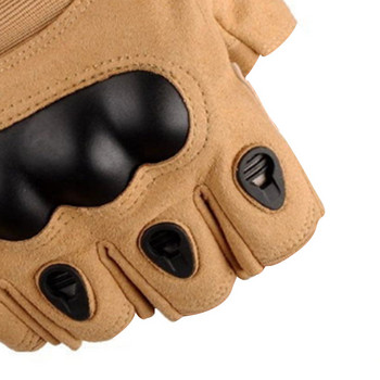 Ανδρικά γάντια χωρίς δάχτυλα Στρατιωτικά γάντια τακτικής με σκληρό κότσι Γάντια για υπαίθρια σπορ Κυνήγι Airsoft μοτοσυκλέτα ποδηλασίας γάντι HalfFinger