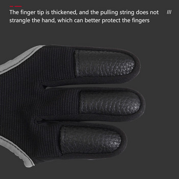 Spg Bow Protective Glove Thickened Archery Hand Protector Μαλακό άνετο προστατευτικό ελαστικό γάντι για άνδρες γυναίκες