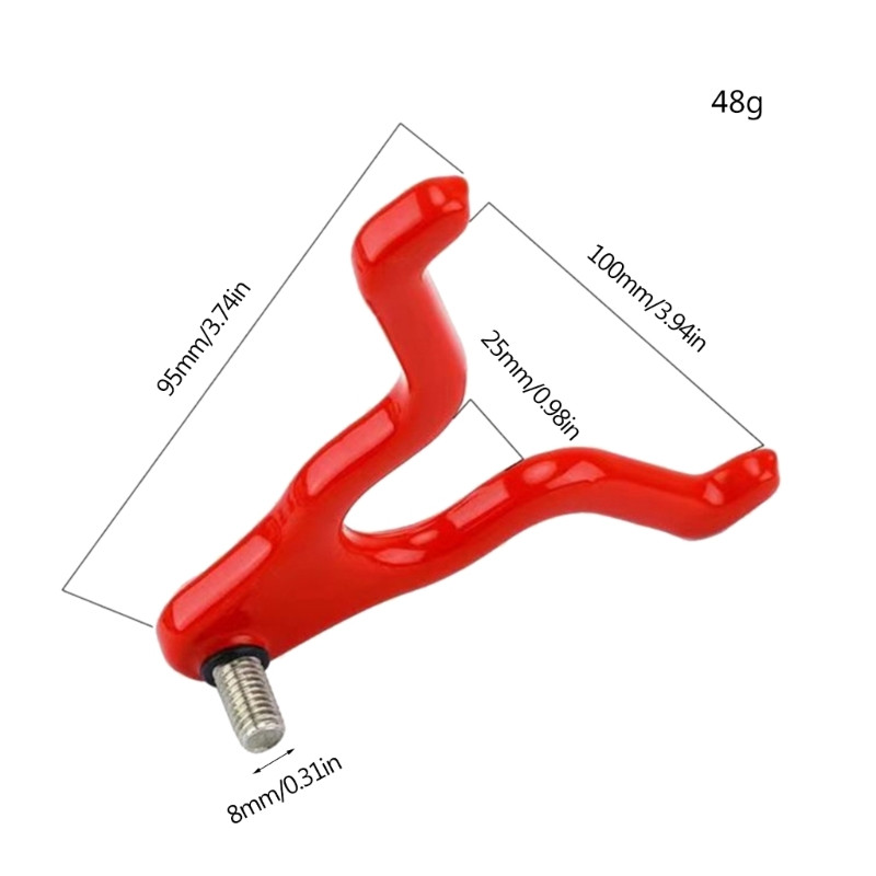 Õngeridva tugipea Hirvesarve kujuga kronstein ridva käepidemed, õngenöörihoidja