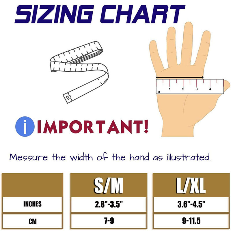 1 pora kompresinių artrito pirštinių su dirželiu, neslystančiomis dėvėjimuisi atspariomis pailgintomis, kvėpuojančiomis pirštinėmis be pirštų