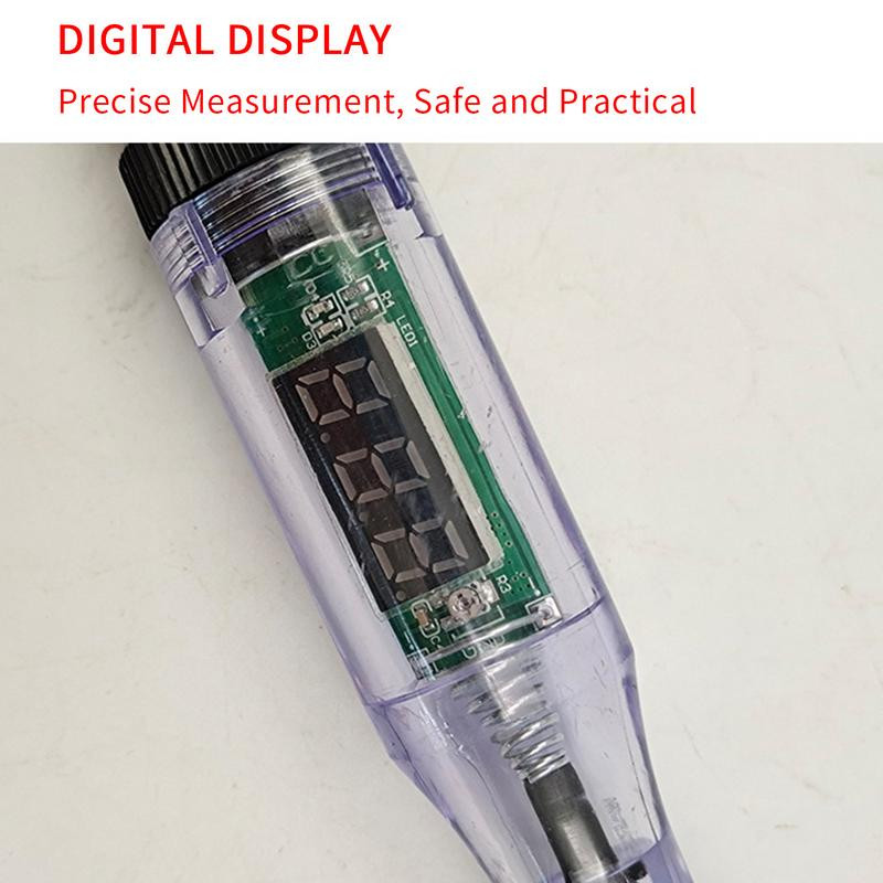 Olovka za automatsko ispitivanje strujnog kruga Olovka za automatski detektor napona s digitalnim zaslonom Olovka za ispitivanje automobilskog strujnog kruga s oštrom sondom za bušenje za