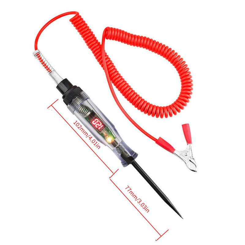 Olovka za automatsko ispitivanje strujnog kruga Olovka za automatski detektor napona s digitalnim zaslonom Olovka za ispitivanje automobilskog strujnog kruga s oštrom sondom za bušenje za