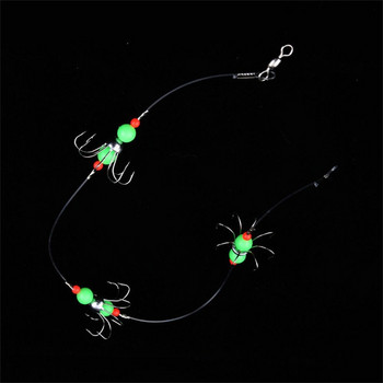 Флуоресцентна група за риболов на куки за октопод и калмари