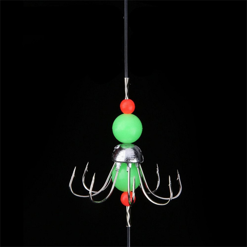 Fluorescencinių aštuonkojų kabliukų ir kalmarų pūtimo vamzdžių žvejybos grupė