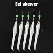 1 rinkinys naktinio apšvietimo peilis Žuvies kalmarų iešmo kabliukai Ishini ungurių iešmo kabliukai 5 jūrinės žvejybos gėlavandeniai biomimetiniai žuvų iešmo kabliukai