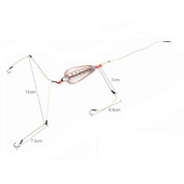 Naudingas patvarus žvejybos jaukų narvelio tiektuvas 7 * 9 * 15 mm narvelio tiektuvas, grupės „Sinkker“ daug anglies plienas + nerūdijantis plienas