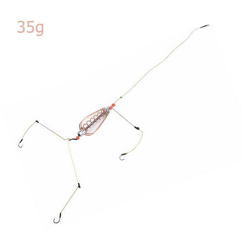 Naudingas patvarus žvejybos jaukų narvelio tiektuvas 7 * 9 * 15 mm narvelio tiektuvas, grupės „Sinkker“ daug anglies plienas + nerūdijantis plienas