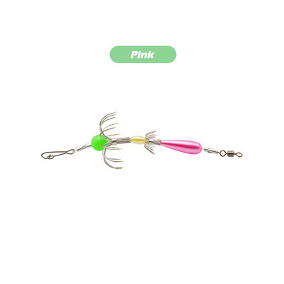 Jūros žvejybos aštuonkojų kabliukas Šviečiantis kalmarų skėčio kabliukas be spygliuočių aštuonkojų kalmarų anglies plieno sepijos minkštų kabliukų priedai