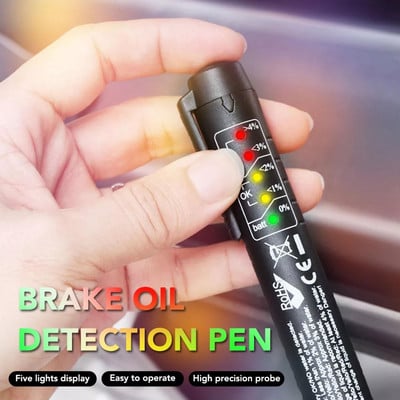 Automotive Brake Fuid Brake Oil Testing Pen Best Price Brake Fluid Tester Oil Quality Test With Liquid LED Display Testing Tools