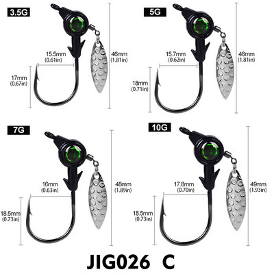 Csali éles horog 7g fém csali bionikus csali kicsi és finom fém flitteres csali csali hamis csali 3d halszem 48 mm-es kemény csali