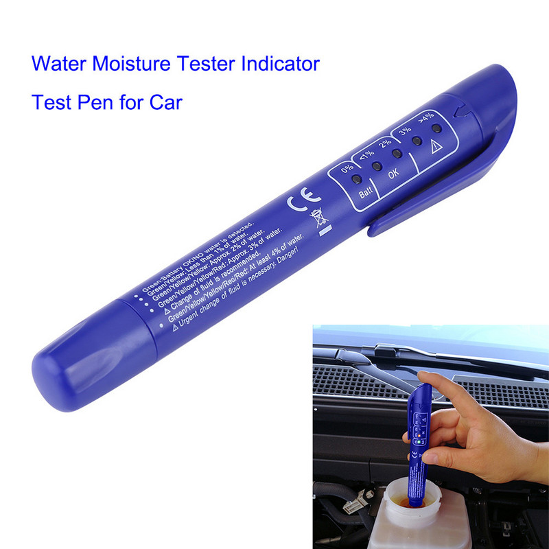 Tikslus automobilio stabdžių skysčio testeris, 5 šviesos diodų indikatorius, automobilio diagnostikos įrankiai, stabdžių skysčių tikrinimo skaitmeninis alyvos kokybės detektorius, automobilių įrankiai