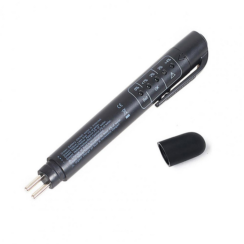 Στυλό δοκιμής υγρού φρένων Ενδεικτική λυχνία με τροφοδοσία μπαταρίας Ευαίσθητος αισθητήρας Ισχυρός ανίχνευση αυτοκινήτου Ακριβής ελεγκτής υγρών φρένων