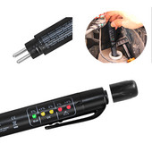 Universālie automašīnu piederumi, bremžu šķidruma testeris, diagnostikas rīki, precīza eļļas kvalitāte, 5 gaismas diodes, automobiļu bremžu šķidruma pārbaudes rīks