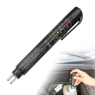 Automobiļu bremžu šķidruma bremžu eļļas testēšanas pildspalva labākās cenas bremžu šķidruma testera eļļas kvalitātes pārbaude ar šķidruma LED displeja testēšanas rīkiem