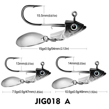 Μαλακό ψάρι Fake Bait 7g10g15g Fishing Lures Mini Luya Bait Αξεσουάρ ψαρέματος Luya Accessories Bionic Bait Luya Fake Bait