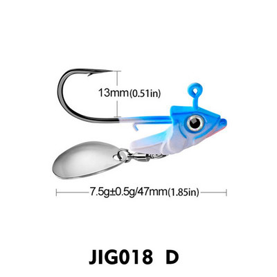 Minkštas žuvies masalas 7g10g15g žūklės masalai Mini Luya masalas Žvejybos priedai Luya priedai Bionic jaukas Luya netikras masalas