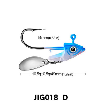 Minkštas žuvies masalas 7g10g15g žūklės masalai Mini Luya masalas Žvejybos priedai Luya priedai Bionic jaukas Luya netikras masalas