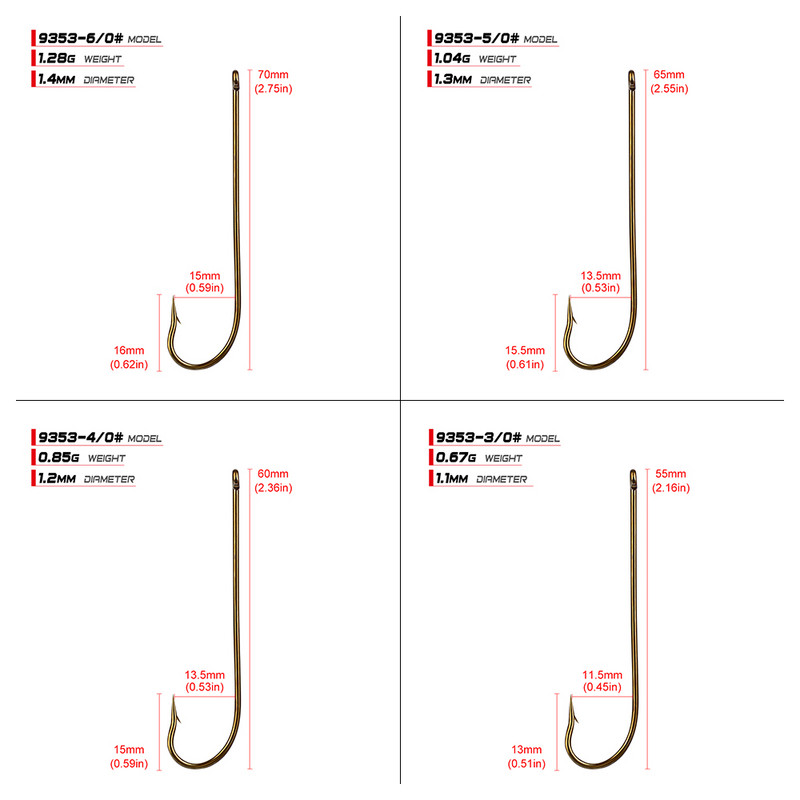50 vnt/sl. 10#-6/0# Didelio anglies plieno didelio stiprumo pagaląsti sūraus vandens šamai karpiai žvejybos kabliukas kabliukas Anzol džigo kabliukai