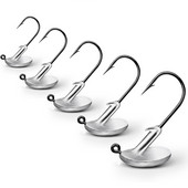 5 τμχ/παρτίδα Jig Lead Head 3,5g 5g 7g 10g 14g Fishing Hooks Jigging Hooks BKB Hook Fishing Tackle Σκληρό μαλακό δέλεαρ Αξεσουάρ