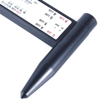 Модел на болтове за джанти Плъзгащ се инструмент за измерване на PCD Линийка с 8 дупки PCD линийка Уши Инструмент за измерване на стъпката на главината