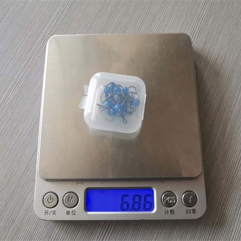 Cârlig ascuțit ghimpat rotund îndoit Mini cârlig înalte de pescuit Cârlig cu trei ancore Cârlig cu plumb din oțel cu conținut ridicat de carbon Unelte de pescuit