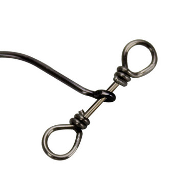 Balance Single Hook Μαύρο High Carbon Steel Nickel Worm Hooks Μαλακά δολώματα 2,5cm/0,4g 360° Περιστρεφόμενο 2023 Νέο