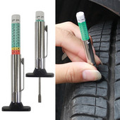 25 mm automašīnas riepas riepas protektora dziļuma mērītājs Auto riepu nodiluma noteikšanas mērīšanas rīks suporta biezuma mērītāju uzraudzības sistēma