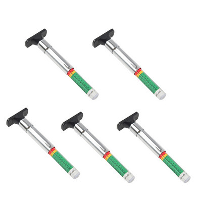 25 mm automašīnas riepas riepas protektora dziļuma mērītājs Auto riepu nodiluma noteikšanas mērīšanas rīks suporta biezuma mērītāju uzraudzības sistēma