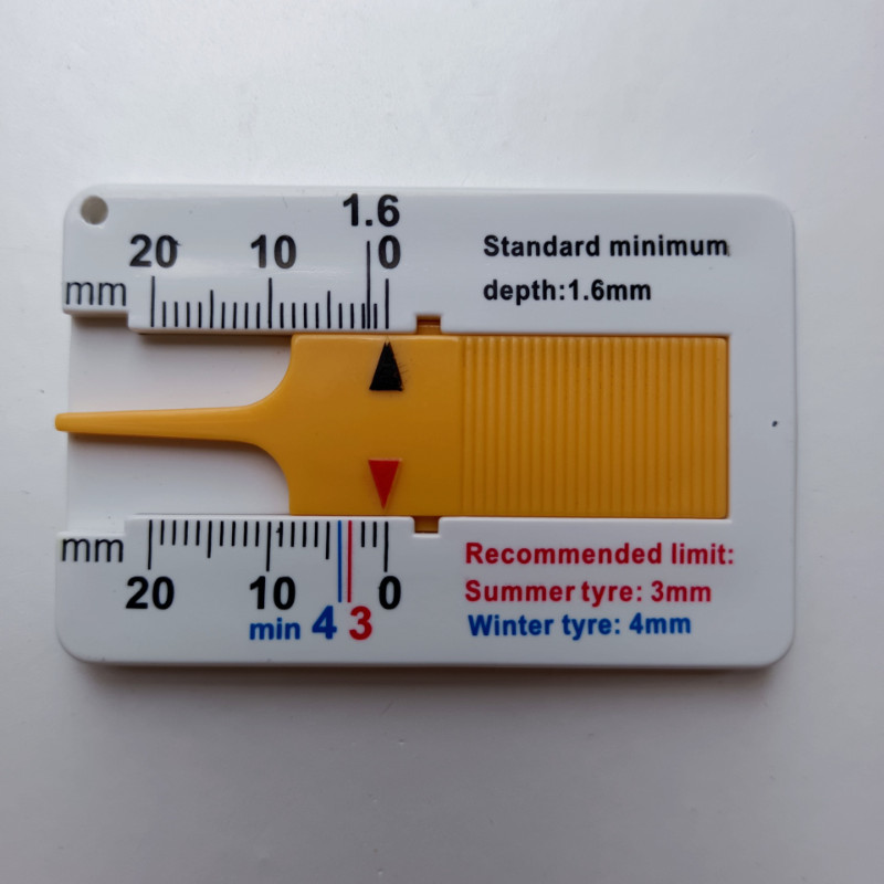 Μετρητής βάθους ελαστικού τροχού αυτοκινήτου 0-20 χιλιοστά Βυθόμετρο πέλματος ελαστικού Ένδειξη βάθους Μετρητής μετρητής τρέιλερ μοτοσυκλέτας Van Measure Tool TXTB1