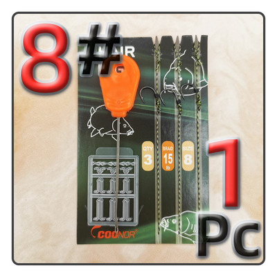 Nėrimo adata * 1 strypas * 12 kabliukas * 3 karpių žvejybos kostiumas nuo dugno, specialus Europos karpių žvejybos reikmenų rinkinys