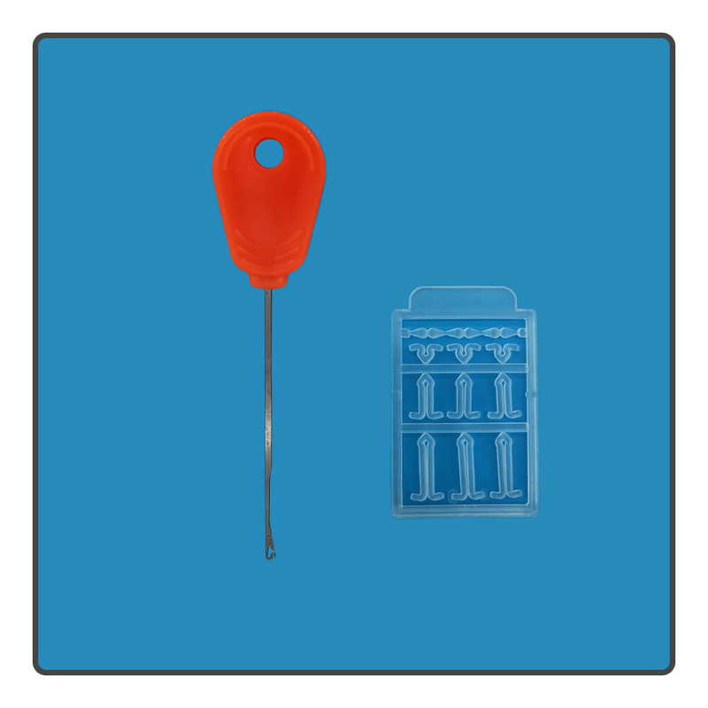 Nėrimo adata * 1 strypas * 12 kabliukas * 3 karpių žvejybos kostiumas nuo dugno, specialus Europos karpių žvejybos reikmenų rinkinys