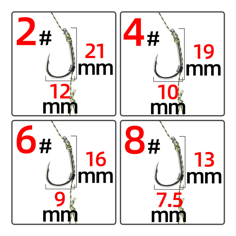 Nėrimo adata * 1 strypas * 12 kabliukas * 3 karpių žvejybos kostiumas nuo dugno, specialus Europos karpių žvejybos reikmenų rinkinys