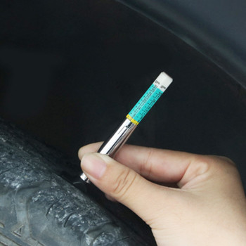 Στυλό μέτρησης ελαστικών αυτοκινήτου 1/2 τμχ 25 mm Εργαλείο μέτρησης βάθους πέλματος ελαστικού αυτοκινήτου Universal Μετρητές πάχους μετρητής βάθους ελαστικού αυτοκινήτου