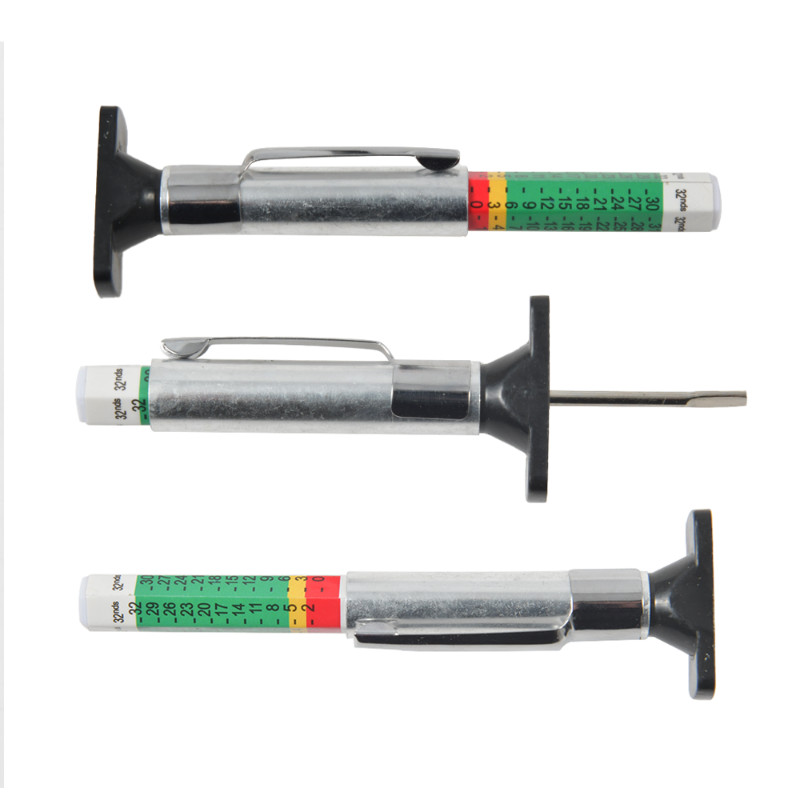 Στυλό μέτρησης ελαστικών αυτοκινήτου 1/2 τμχ 25 mm Εργαλείο μέτρησης βάθους πέλματος ελαστικού αυτοκινήτου Universal Μετρητές πάχους μετρητής βάθους ελαστικού αυτοκινήτου