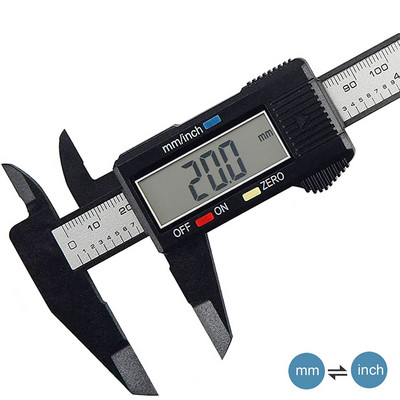 150 mm 100 mm elektroniskā digitālā kalibra skala Vernjē suporta mērinstrumenta mikrometra mērīšanas instrumenta digitālais lineāls
