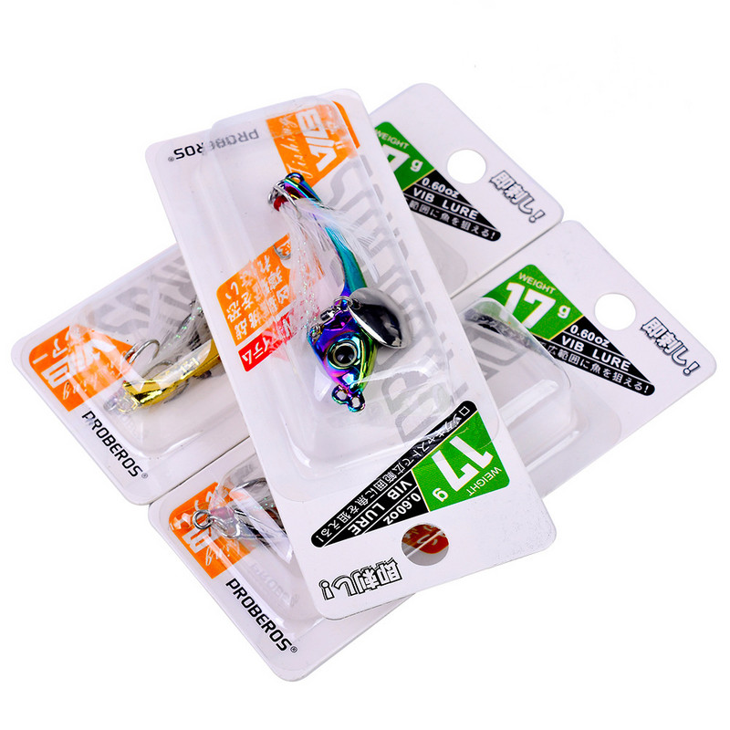 Spinner Bait 9g 13g 17g Metal Vib mamac za pecanje Trolling Rotating Spoon Wobbler Tonući tvrdi mamac sa šljokicama Pesca za Bass Pike