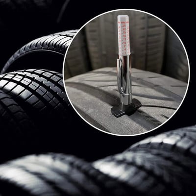 Car Tyre Tire Tread Depth Gauge Meter Auto Tire Wear Detection Measuring Pen Pen Color Coded Digital Caliper Monitoring System