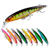 1 τεμ 11 cm 13,4 g Floating Minnow Fishing Lures Wobbler Crankbait Tackle 3D Eyes Hard Plastic Bait Bass Pike Carp Fishing