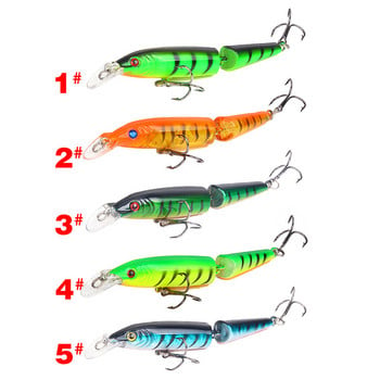 CHENGBIN 2-Segments Jointed Fishing Lures 10,5cm 9g Folating Minnow Lures Artificial Bait Wobblers for Pike Fishing Accessories