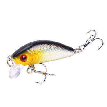 Minnow Fishing Lure 50mm 4,2g Topwater Hard Bait Wobbler Jig Bait Crankbait Κυπρίνος Ριγέ μπάσο Pesca Fishing Gear