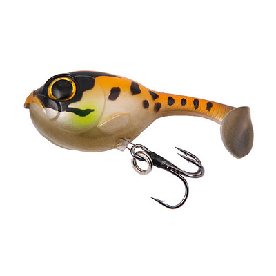 1 vnt. 62 mm/9,5 g Aukštos kokybės minkštas balioninės žuvies deraball dirbtinis silikoninis masalas su spygliuotu kabliuku visoms žuvies reikmenims