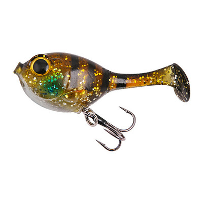 1 vnt. 62 mm/9,5 g Aukštos kokybės minkštas balioninės žuvies deraball dirbtinis silikoninis masalas su spygliuotu kabliuku visoms žuvies reikmenims