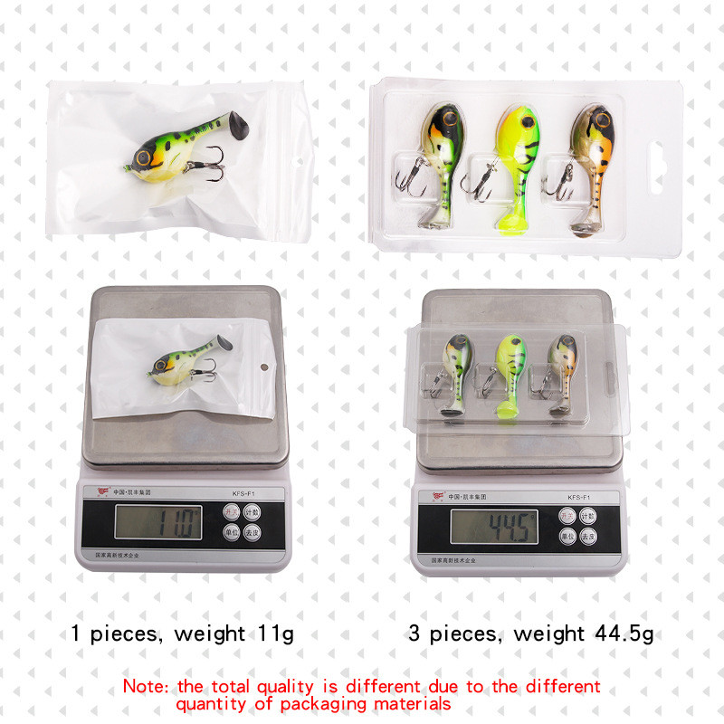 1 vnt. 62 mm/9,5 g Aukštos kokybės minkštas balioninės žuvies deraball dirbtinis silikoninis masalas su spygliuotu kabliuku visoms žuvies reikmenims