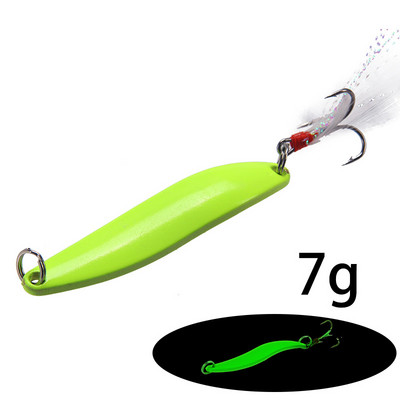1tk Crankbait helendav jääpüügi peibutis bassi metallist litrid Spinner lusikas kõva söödaga kunstvoobler haugi jaoks