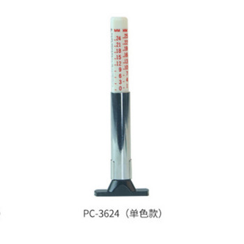 25 мм писалка за измерване на автомобилни гуми Универсален инструмент за измерване на дълбочината на шарката на протектора на гумите Автомобилен измервател на дълбочината на гумите Дебеломери
