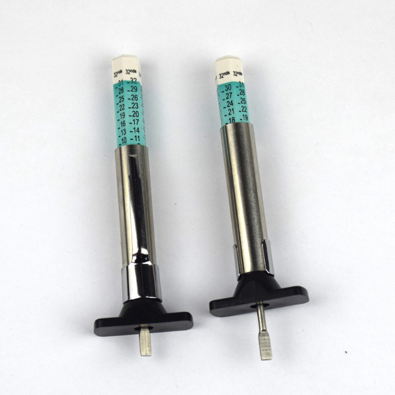 Στυλό μέτρησης ελαστικών αυτοκινήτου 25 χιλιοστών Εργαλείο μέτρησης βάθους μοτίβο πέλματος ελαστικού αυτοκινήτου Universal Μετρητές πάχους μετρητής βάθους ελαστικών αυτοκινήτου