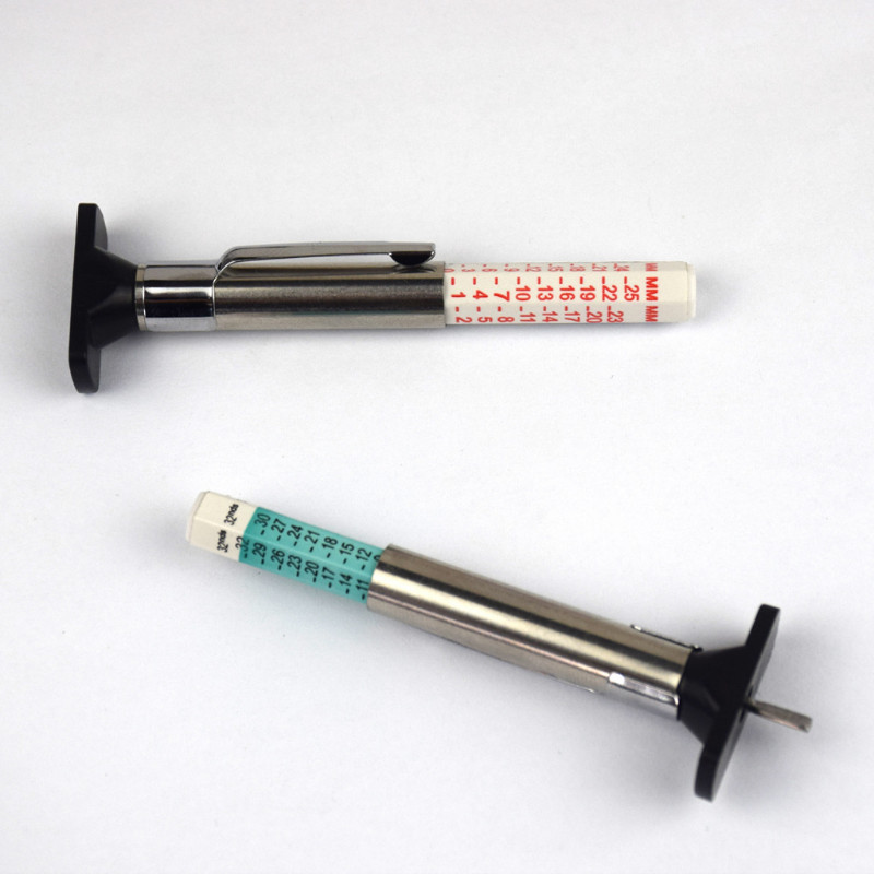 Στυλό μέτρησης ελαστικών αυτοκινήτου 25 χιλιοστών Εργαλείο μέτρησης βάθους μοτίβο πέλματος ελαστικού αυτοκινήτου Universal Μετρητές πάχους μετρητής βάθους ελαστικών αυτοκινήτου