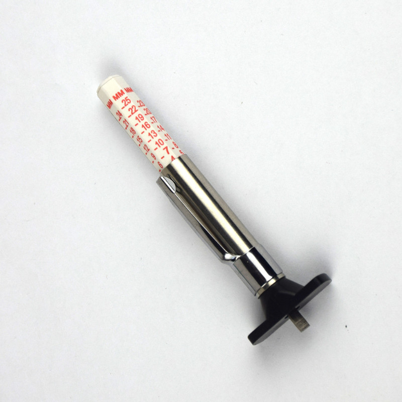 Στυλό μέτρησης ελαστικών αυτοκινήτου 25 χιλιοστών Εργαλείο μέτρησης βάθους μοτίβο πέλματος ελαστικού αυτοκινήτου Universal Μετρητές πάχους μετρητής βάθους ελαστικών αυτοκινήτου