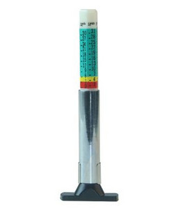 25 mm auto riepu mērīšanas pildspalva Universāls riepu protektora raksta dziļuma mērīšanas rīks Auto riepu dziļuma mērītājs Automašīnu piederumi ārpuse 1 gab.
